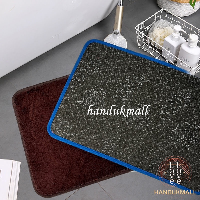 Handukmall Keset Cendol 10 Warna  Microfiber Anti Slip Karpet Rumahan