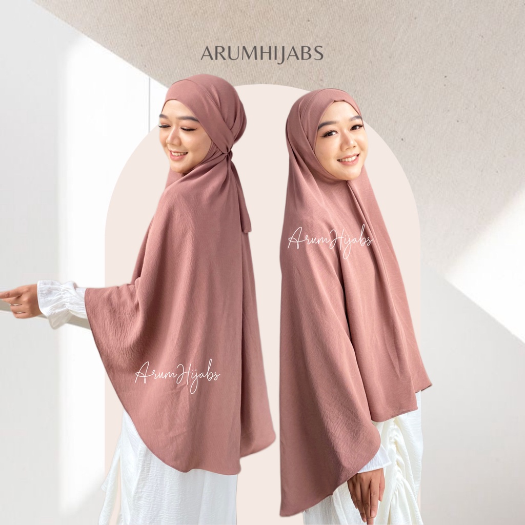Bergo Arabian Alia Jumbo Hijab Instan Airflow