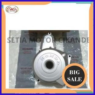 onderdil Cover Tutup bak magnet magnit crank case kiri supra x grand impressa SILVER 11341-KEV-880 A