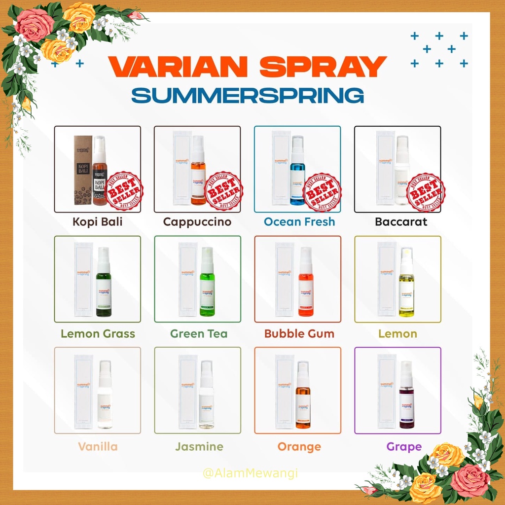 Pengharum Ruangan Spray Toilet - Ruang Tamu - Kamar Mandi - Kamar Tidur dll.