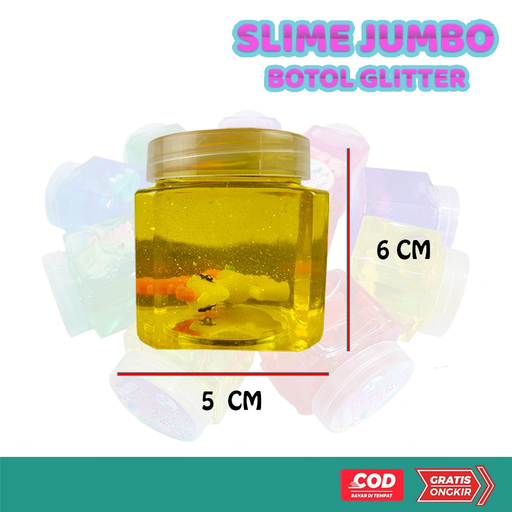 Mainan Slime Botol Gliter Berisi Jumbo/ Slime Botol Termurah / Slime Botol 09AP