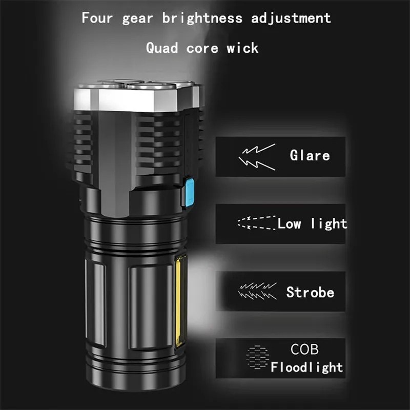 MH - SENTER LED CAS SUPER TERANG LAMPU CAMPING COB LED L-19
