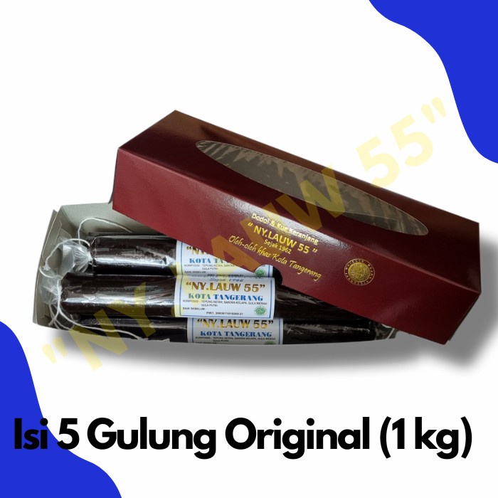 

Dodol Original Asli Ny.Lauw55Yong Sejak 1962