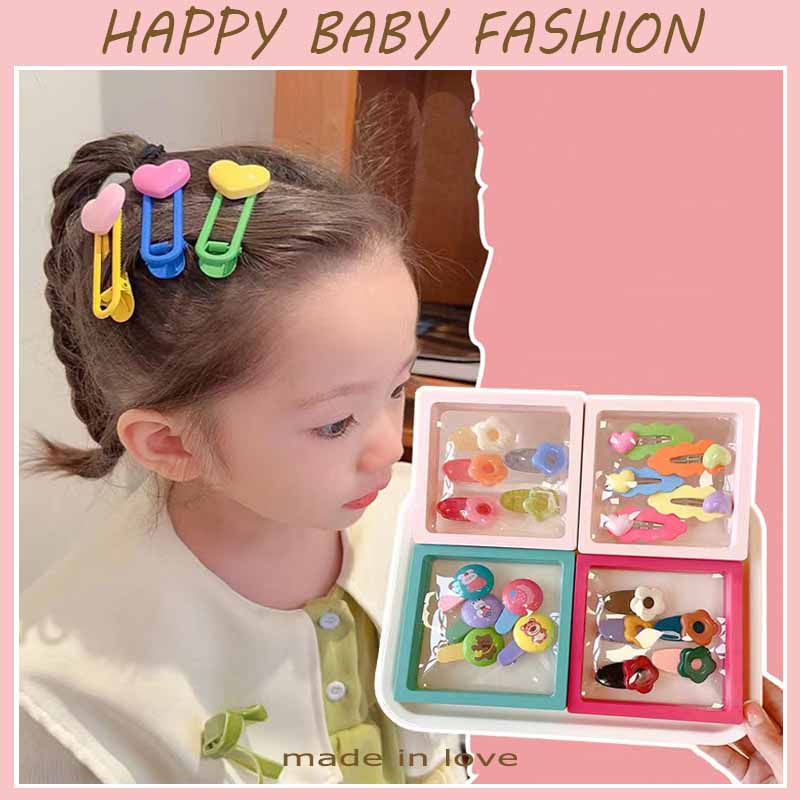 (HappyBaby )F48 5Pcs jepit rambut polos Style Import donlad，mickey