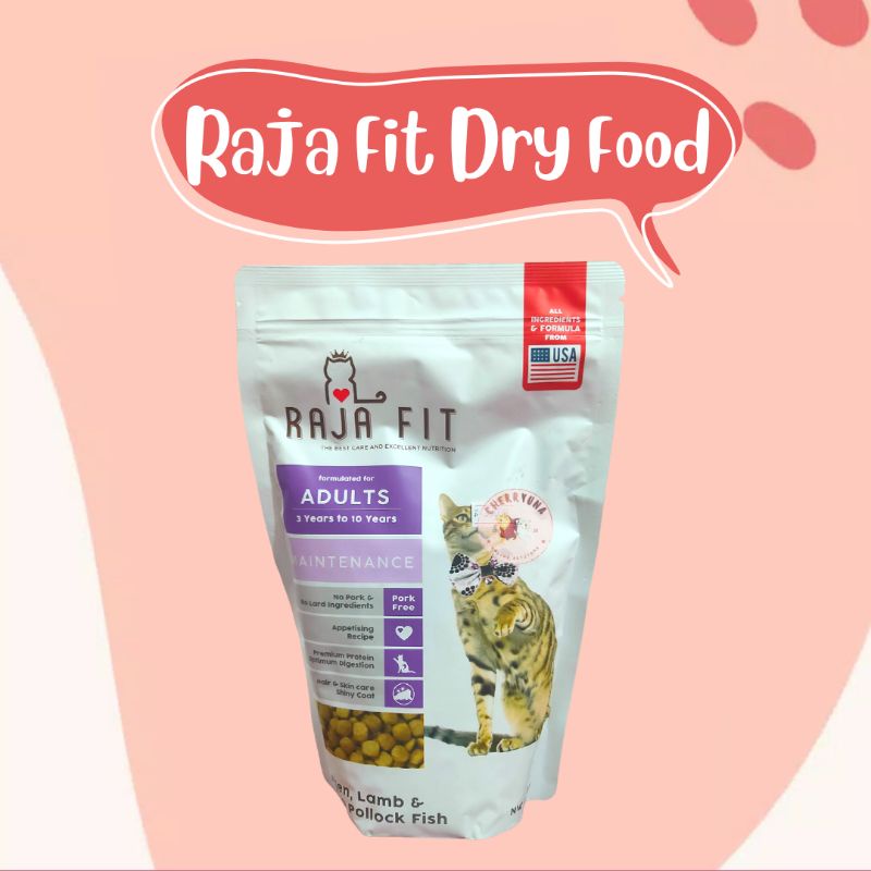 Raja Fit Dry Food Adult Maintenance 500GR