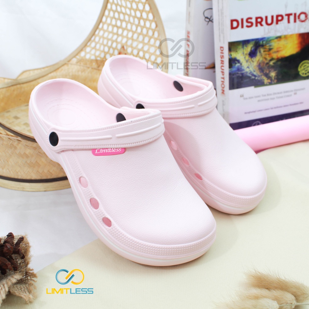 Sandal Wanita Slip On Baim Selop Medis EVA Ringan Sendal Slop Rumah Cewek Sandal Baim Wanita Terbaru Murah Santai