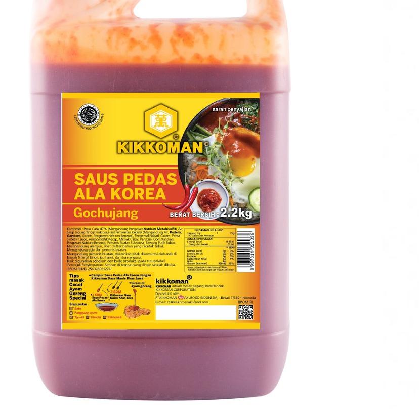 

➴ Saos Kikkoman Gochujang Halal 2L ☛