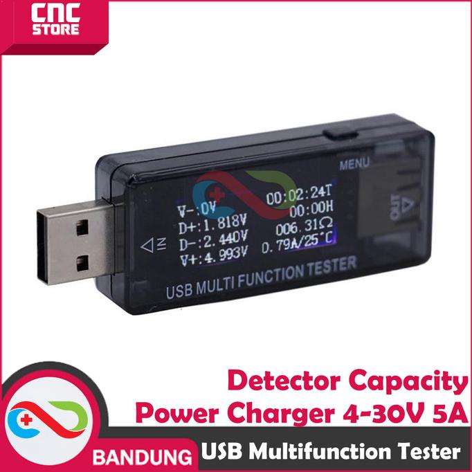 USB TESTER 4-30V 5A MULTIFUNCTION TESTER QC 3.0 2.0 FC USB DOCTOR cncst00 Diminati Banget