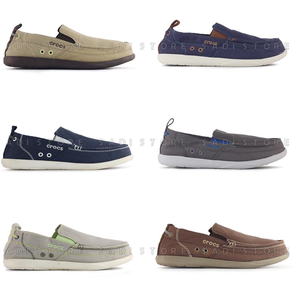 HOT SALE Crocs Walumen Original Sepatu Slip On Pria