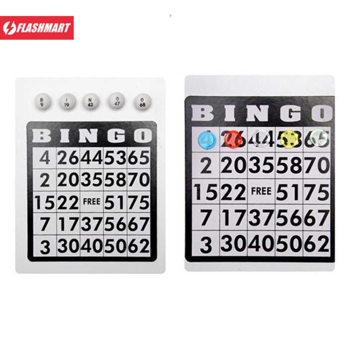 Flashmart Permainan Bingo Set - ZP001