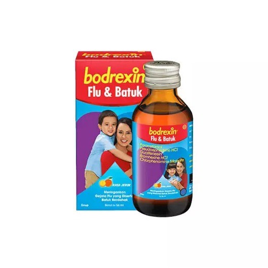 

BODREXIN FLU DAN BATUK BERDAHAK PE SIRUP 56 ML