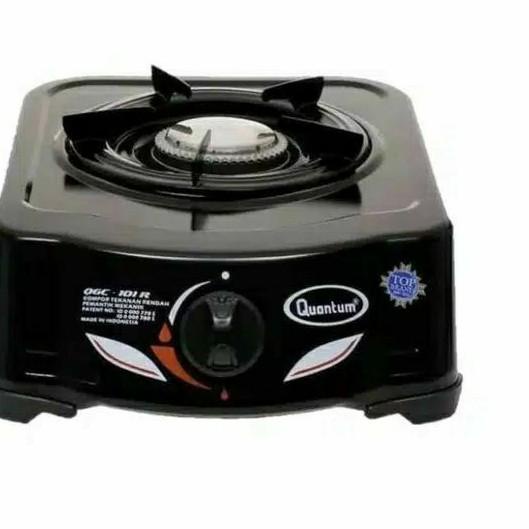 ➢ Quantum kompor  satu tungku quantum QGC 101R hitam dan putih ✫