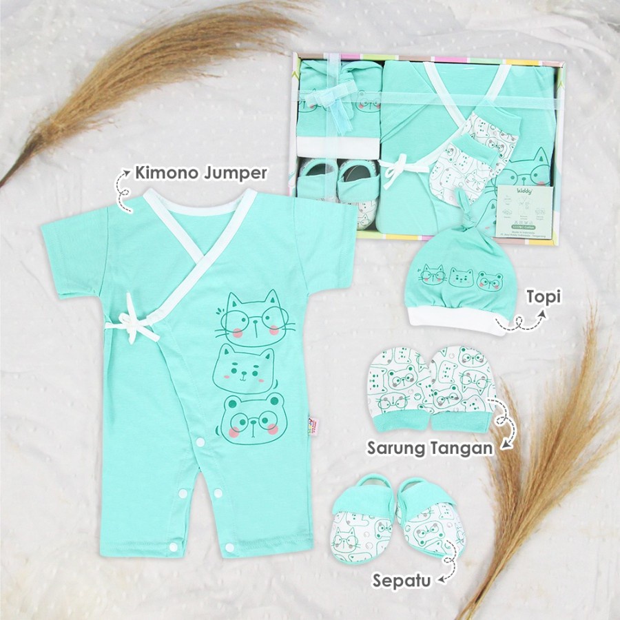 Paket Perlengkapan Bayi / Kado Lahiran Bayi Kiddy Baby Set/ Two Angels Gift Set s1 / HAMPERS LAHIRAN NEW BORN BABY