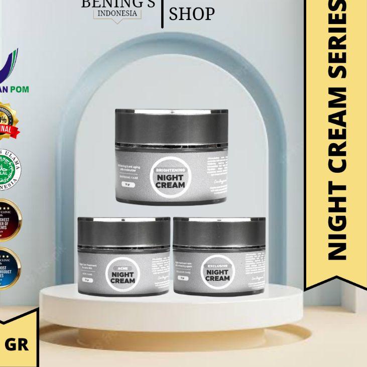 ✵ NIGHT CREAM BENING'S SKINCARE DR OKY PRATAMA ✩