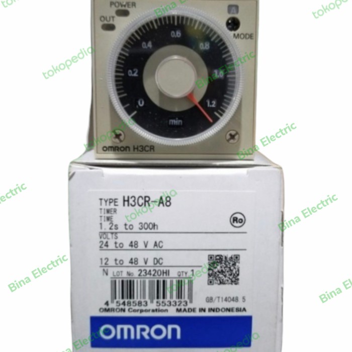 Best Seller Timer Omron H3Cr-A8 12V-48V Ac/Dc Omron Timer H3Cra8 12-48Vac 12-48Vdc