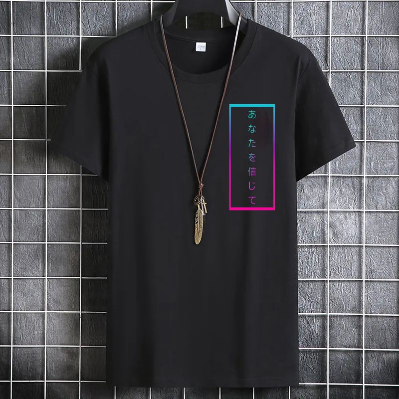 Kaos Pria Japan Baju Oblong Pria Wanita Lengan Pendek Pakaian Atasan Dewasa Unisex Tshirt Distro cowok Cewek Cod