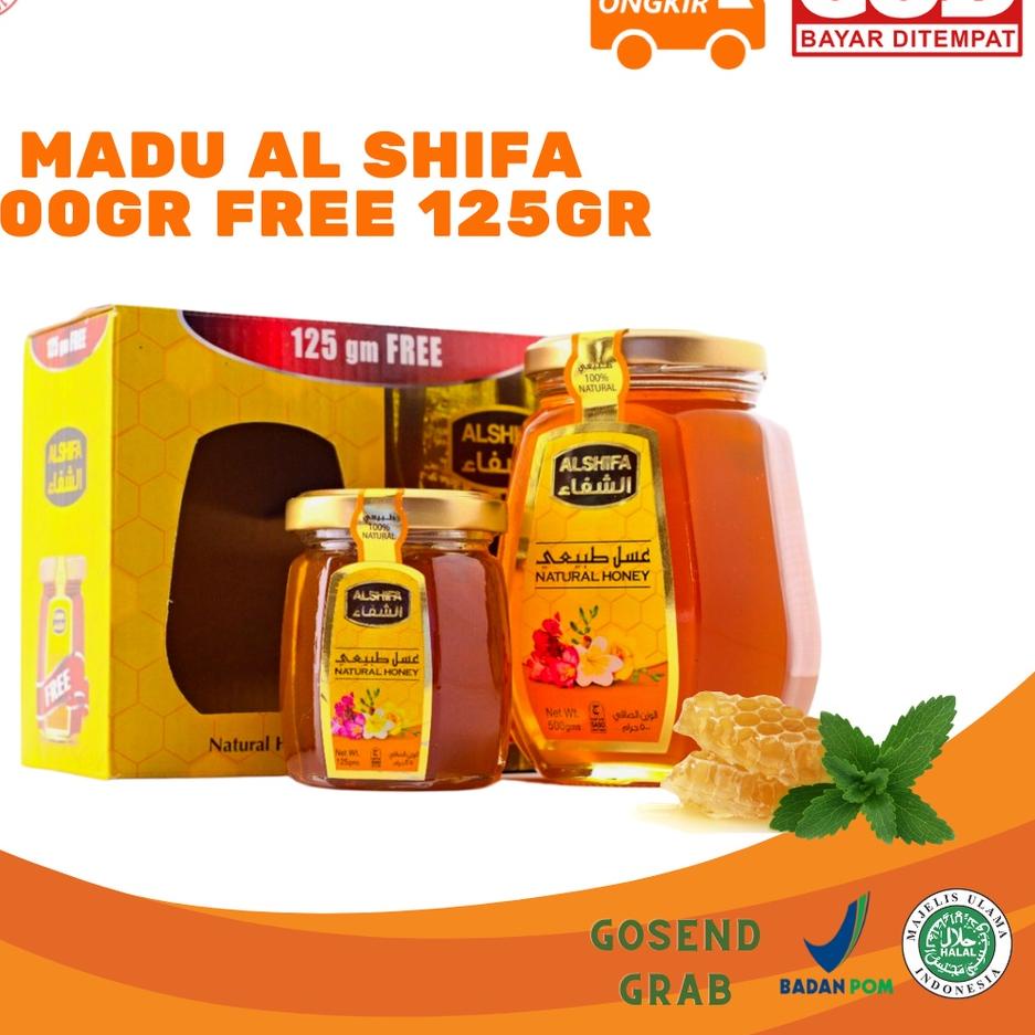 

✥ Al Shifa 500gr Free 125gr Natural Honey Asli Arab Saudi ○