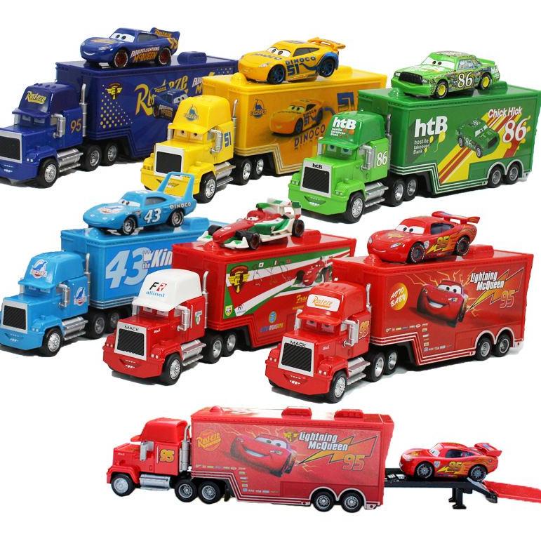HOT SALE mobil lhtning mcqueen cars 3 and mac truck mainan anak fabulous hudson rusteze mobil truk m
