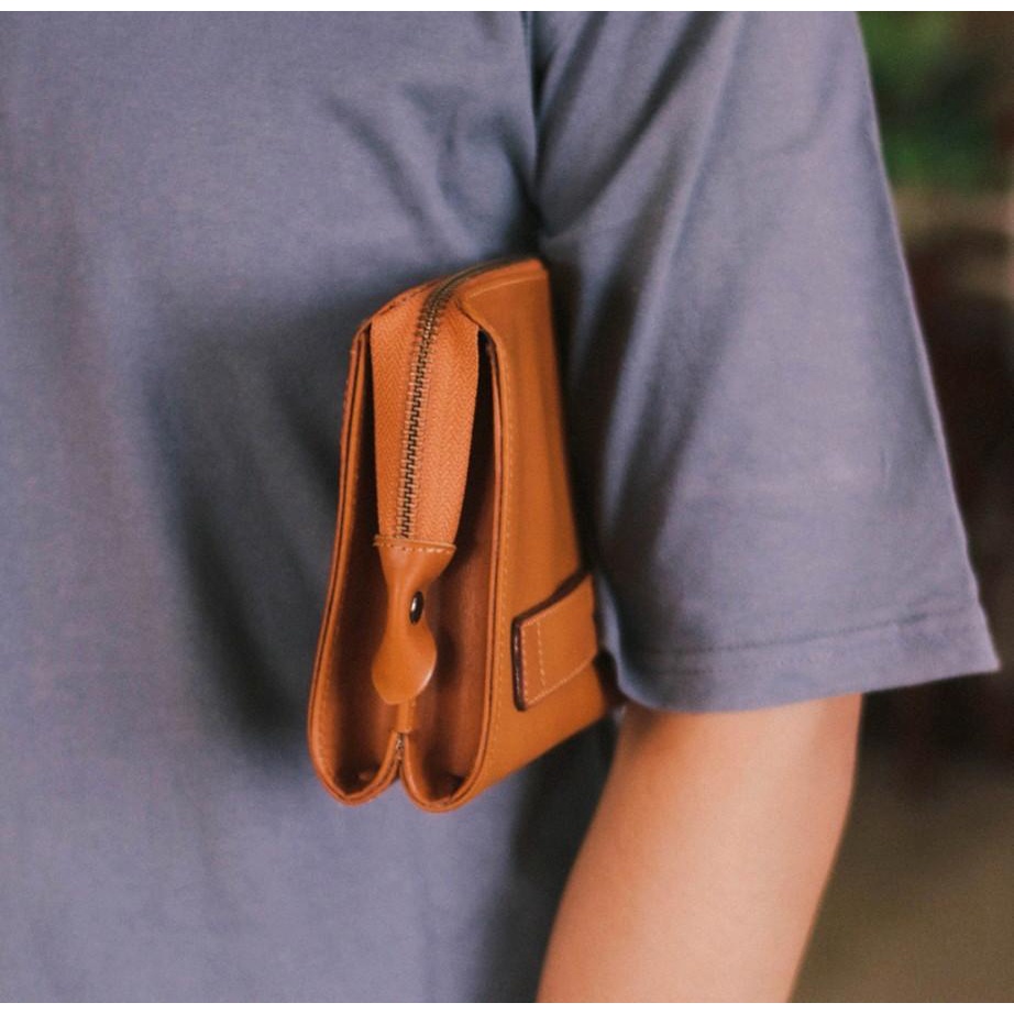 Tas Tangan Kulit Pria Terbaru - Tas Tangan Mini Kulit Asli PU Kualitas Premium - Dompet Pria - Clutch Bag Pria