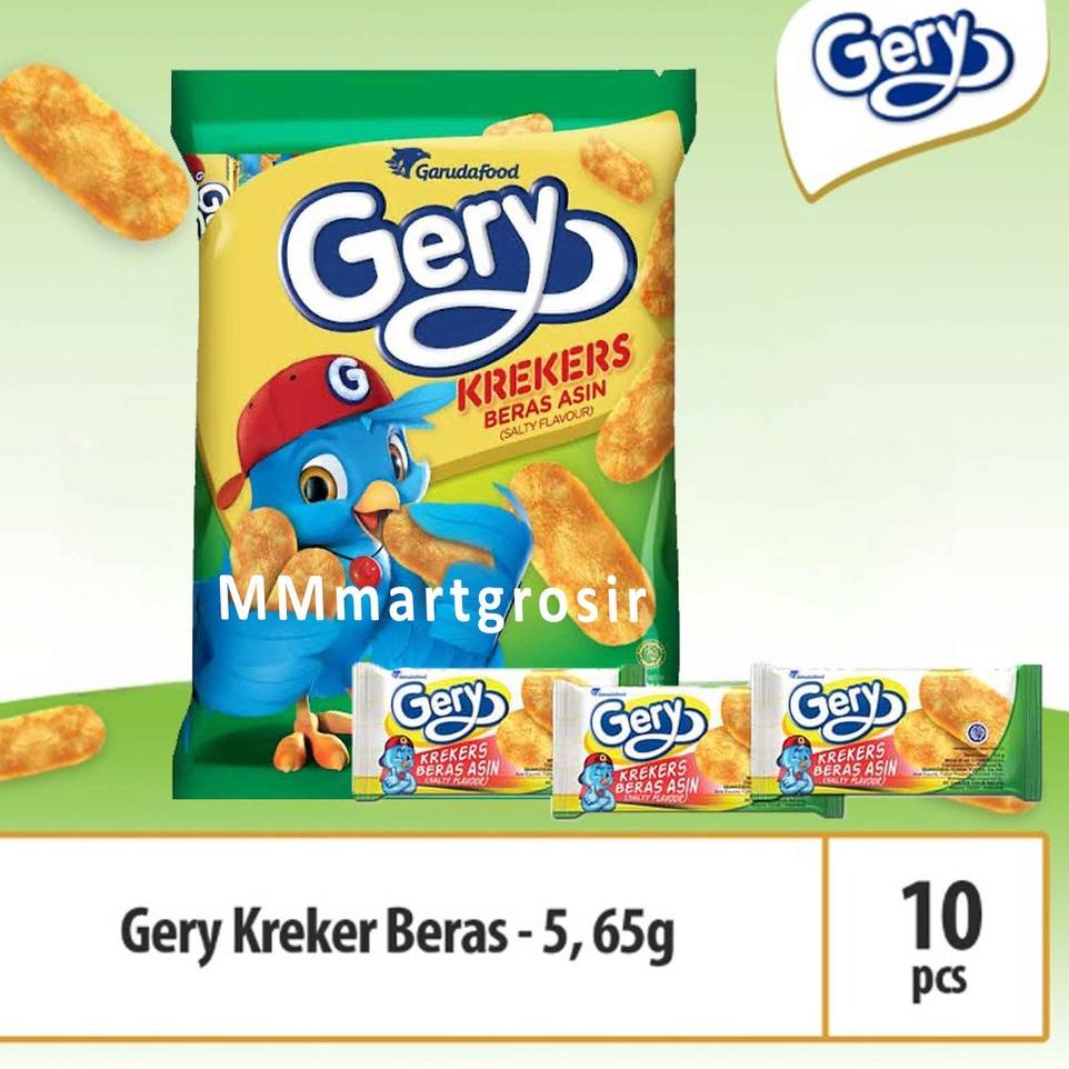 

Hot Sale Gery Krekers / Snack Krekers Salty Flavour / Snack Beras Asin / Isi 10pcs