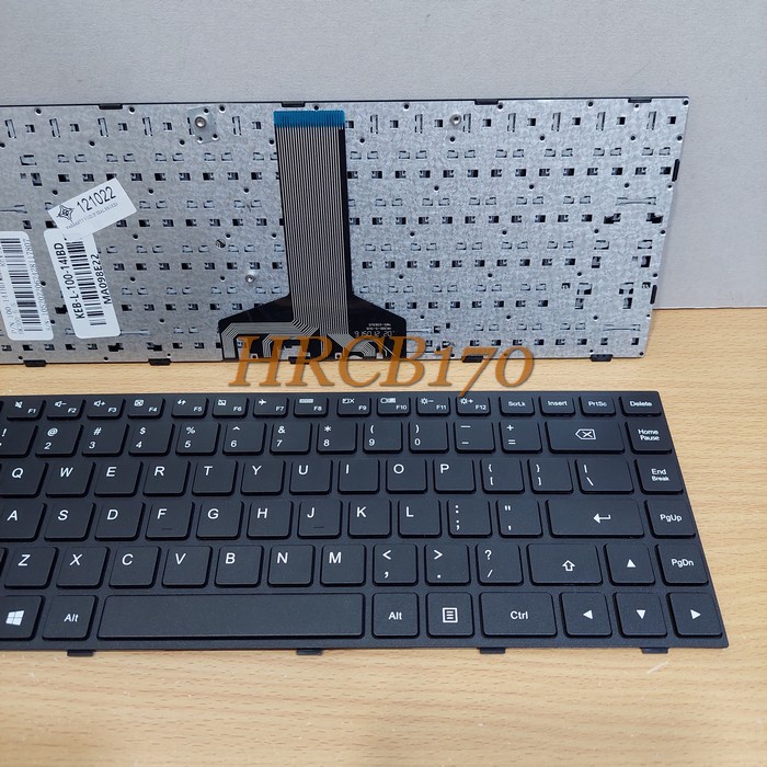 Keyboard Laptop Lenovo IdeaPad 100-14IBD 100 14IBD Series HITAM -HR CB