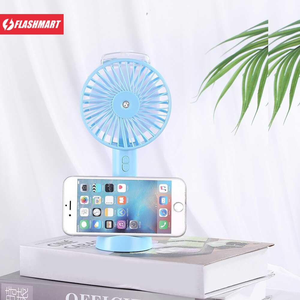 Flashmart Kipas Angin Meja Humidifying Spray Portable Fan - HG-F168