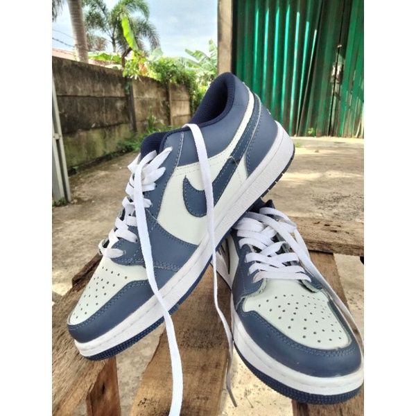 Sepatu Second New Keren AJ Centang Abu abu