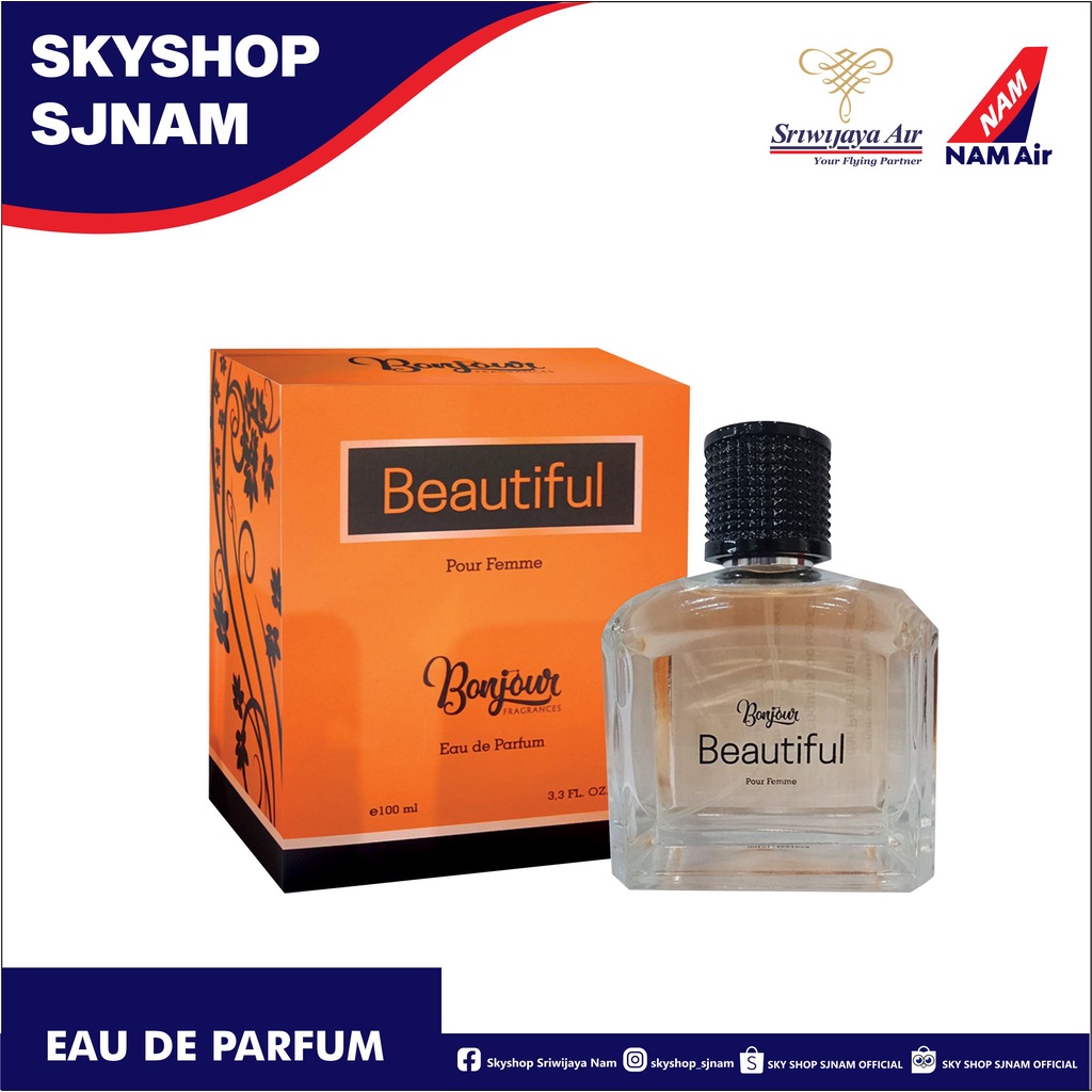 BONJOUR BEAUTIFUL/PARFUM ORIGINAL BONJOUR BEAUTIFUL POUR FEMME 100ML EDP