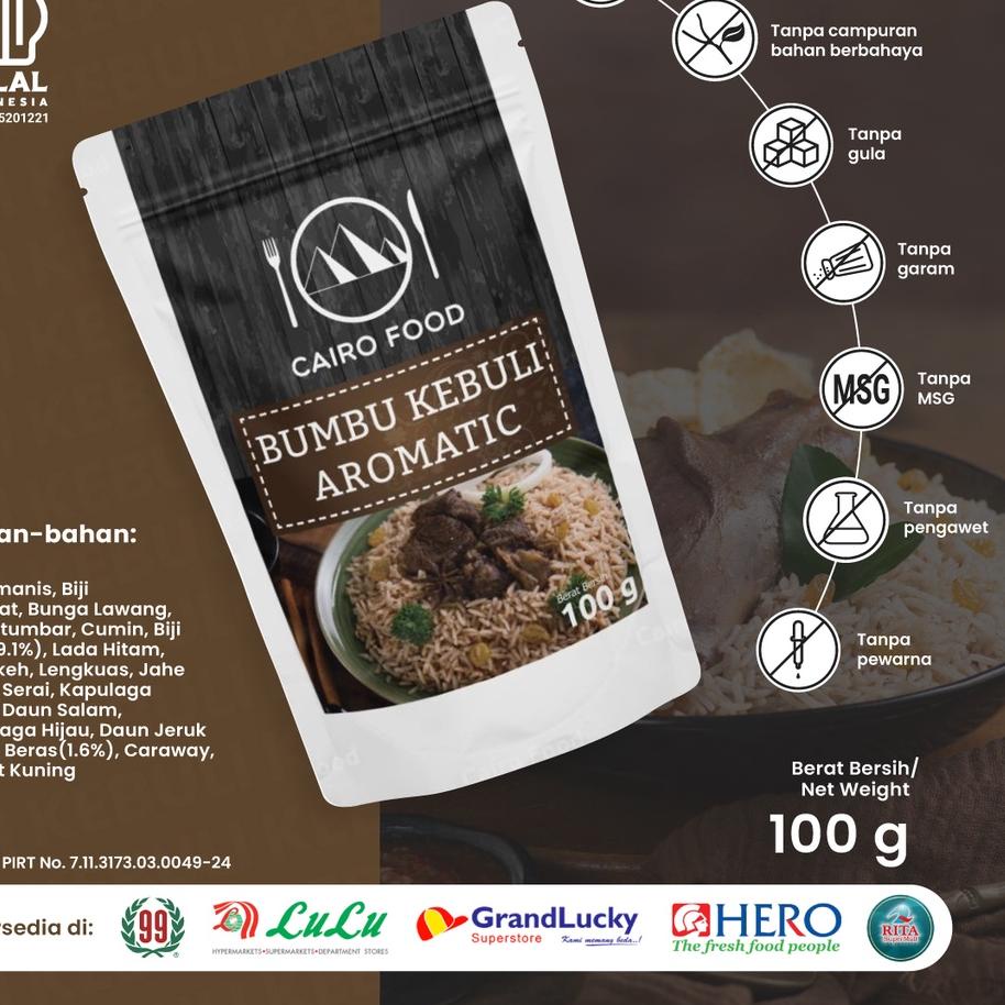 

Best Deal Bumbu Nasi Kebuli Aromatic Cairo Food - 100 Gram