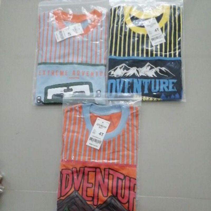 Kaos Anak Boy Pendek 4-12 Thn