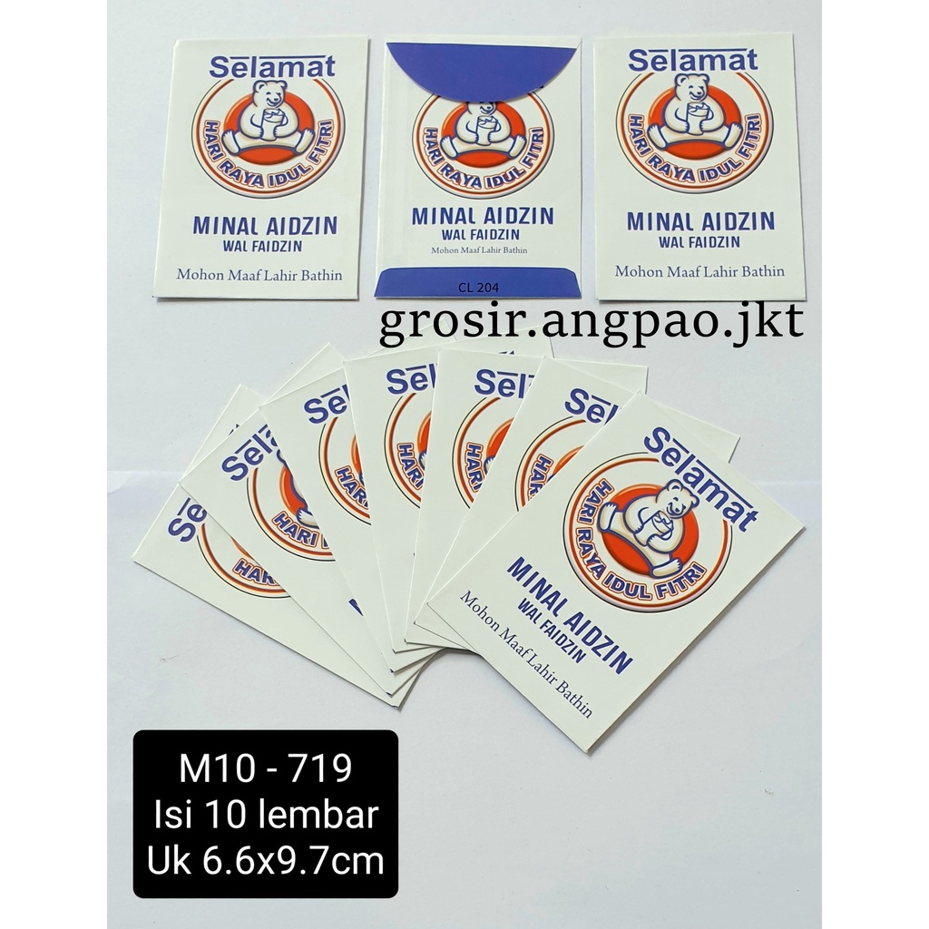 

AMPLOP LEBARAN IDUL FITRI SNACK UNIK KEKINIAN 1 PACK ISI 10 SIAP PAKAI UKURAN MEDIUM