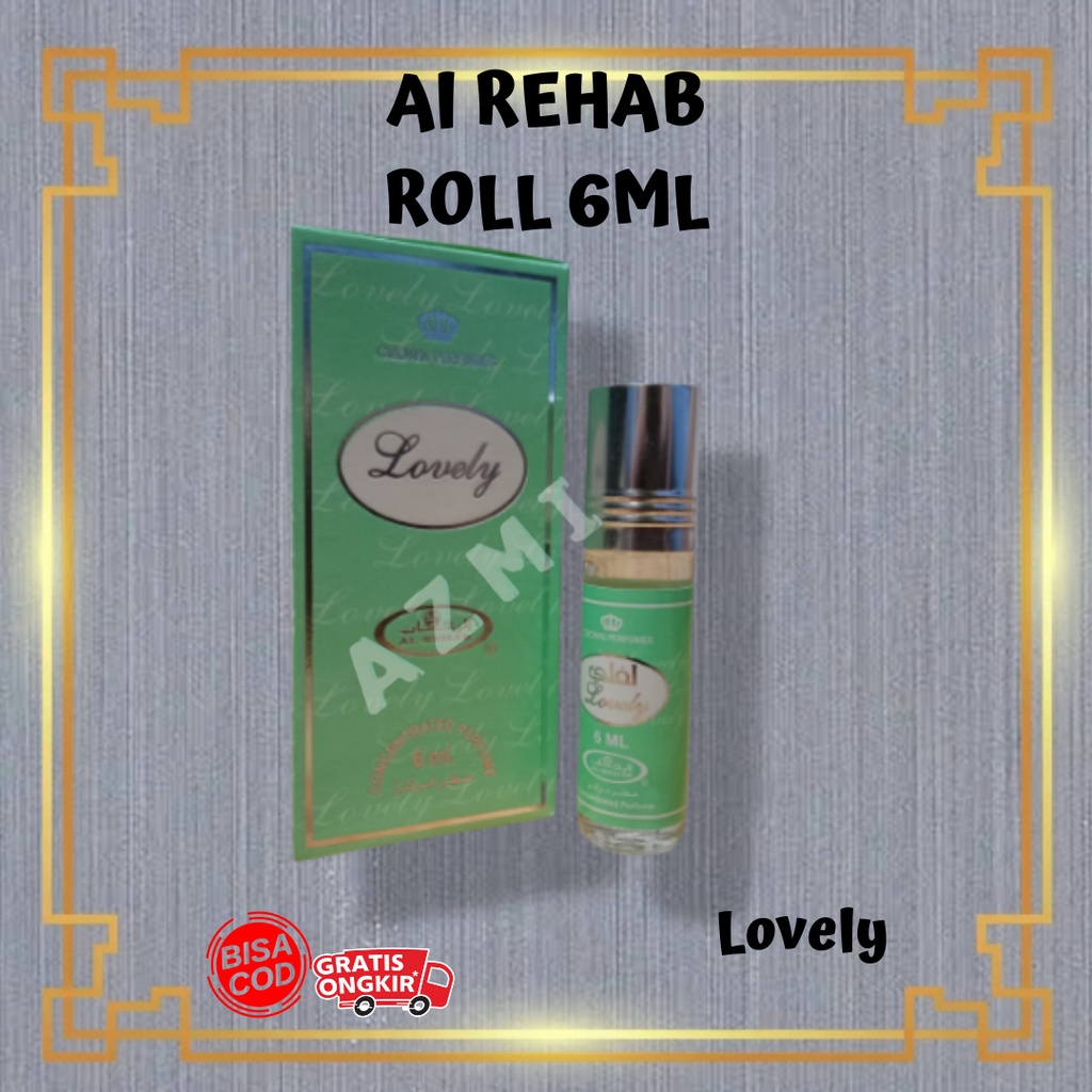 Parfum AL Rehab Lovely ROLL 6ML Original Asli Saudi Arabia