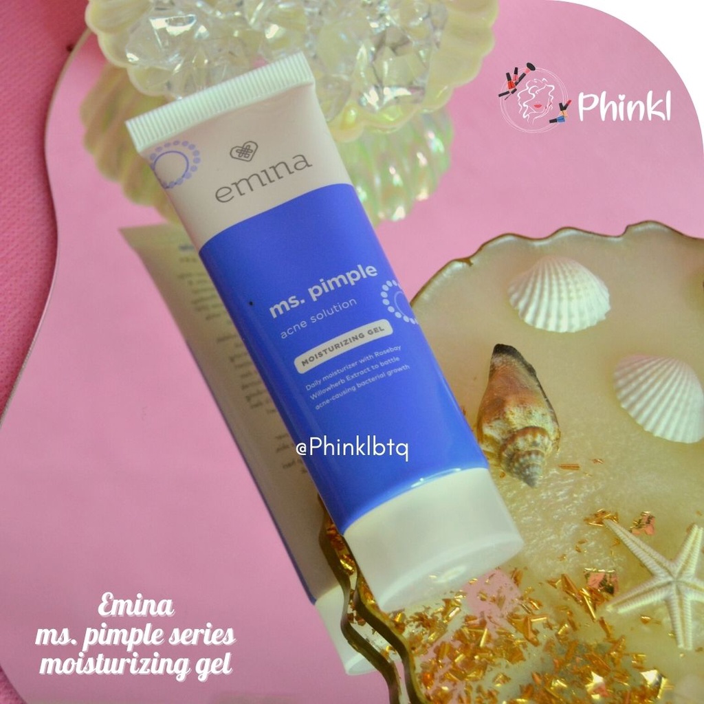 `ღ´ PHINKL `ღ´ ╰☆☆ 𝔢мιℕά ☆☆╮ Emina ms pimple series anti acne jerawat bruntusan memperbaiki skin barrier