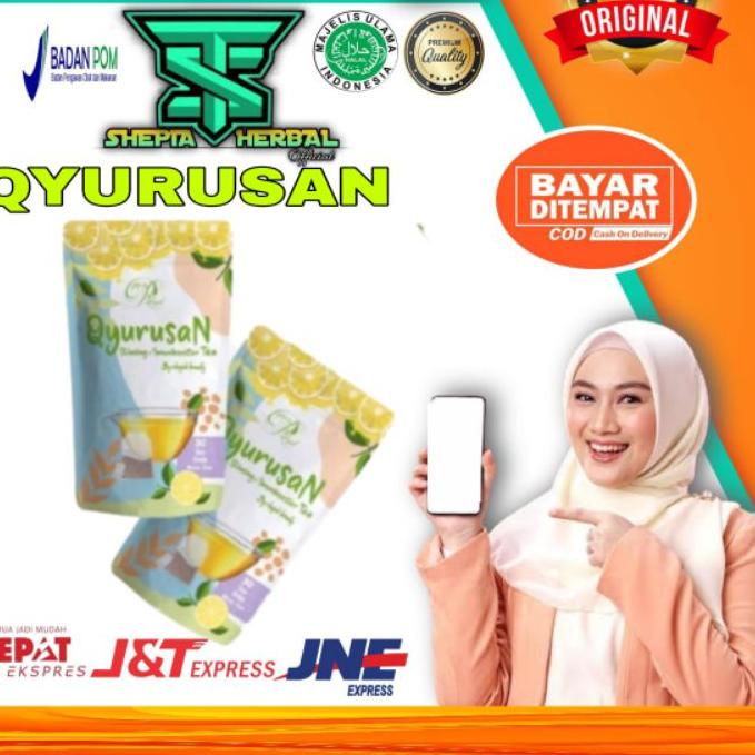 

✱ QYURUSAN SLIMING TEA AND IMUN BOOSTER ASLI ORIGINAL BYRHAJAB ➵