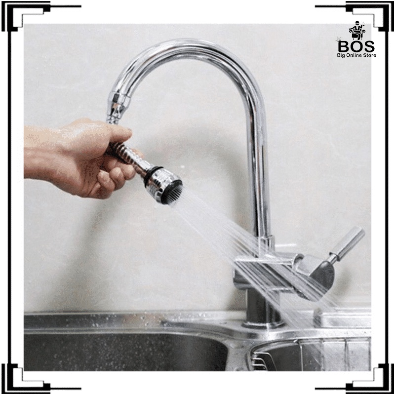 BOS - SAMBUNGAN KERAN AIR FLEXIBLE / SAMBUNGAN AIR KRAN DAPUR WASTAFEL FAUCET