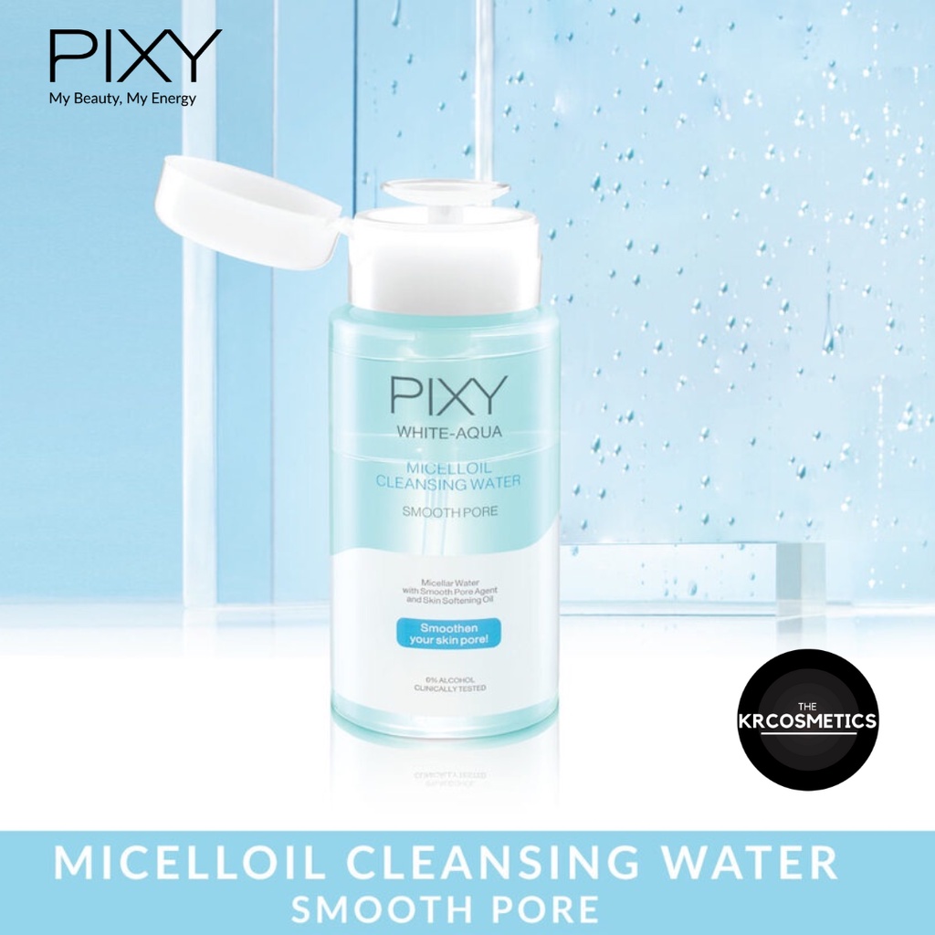 PIXY white aqua micellar oil cleansing water smooth pore 200 ml