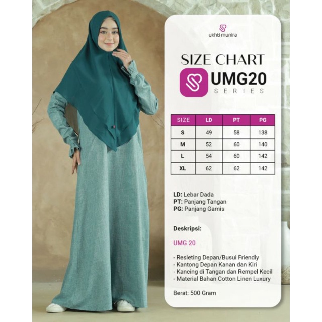 Gamis Ukhti Munira UMG 20