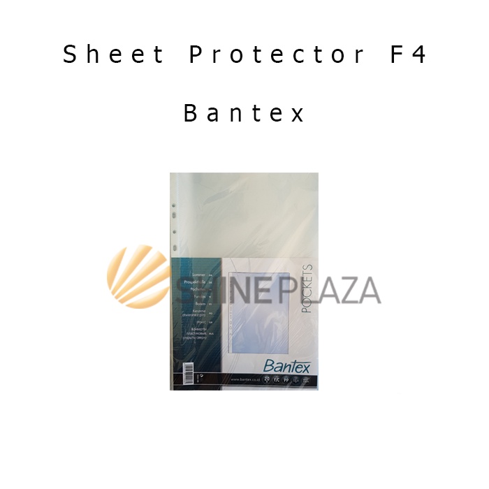 

Sheet Protector F4 Bantex - PP Pocket Folio Bantex