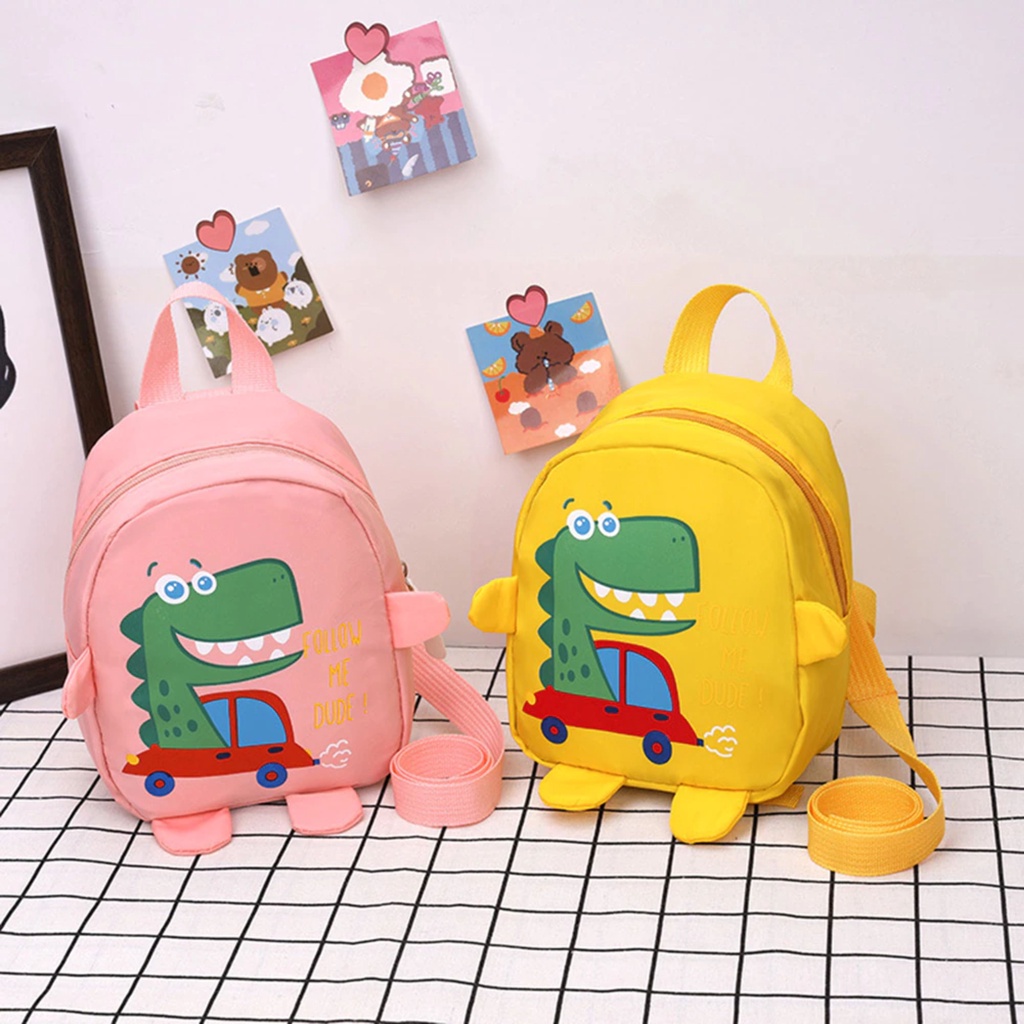 PVJ - Tas Ransel Anak Paud Terbaru Motif Dino Cars Laki-laki dan Perempuan