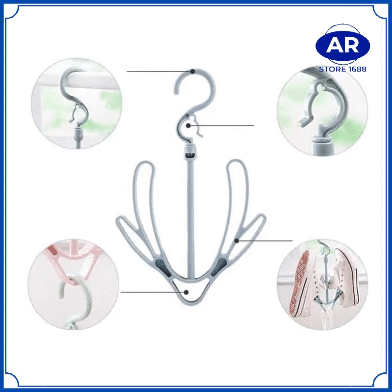 AR HANGER GANTUNGAN JEMURAN SEPATU SANDAL / GANTUNGAN PAKAIAN SERBAGUNA