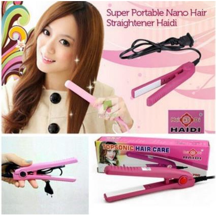 ^ KYRA ^ Catok Mini Pelurus Rambut Hair Care Hairpin Rebonding Styling Treatment