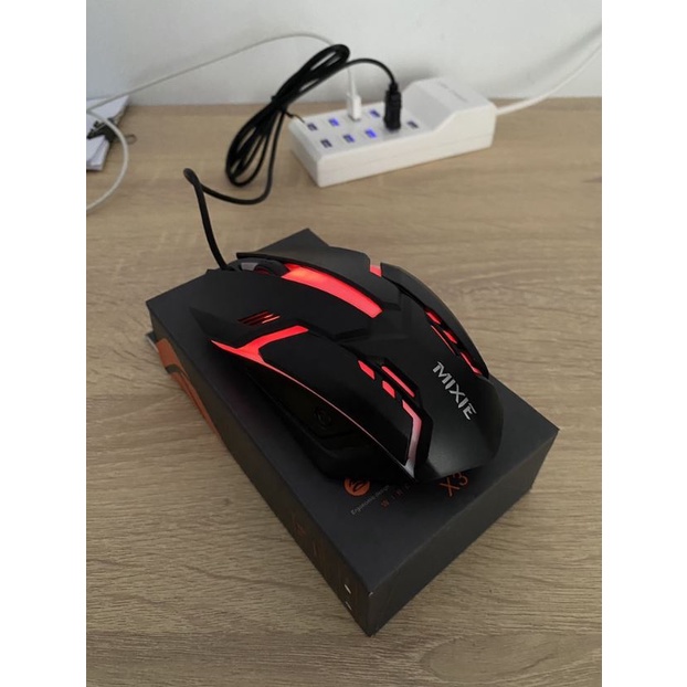 Mouse Gaming Kabel USB LED RGB Light / Wired Mouse / USB Optical Mouse - BM760