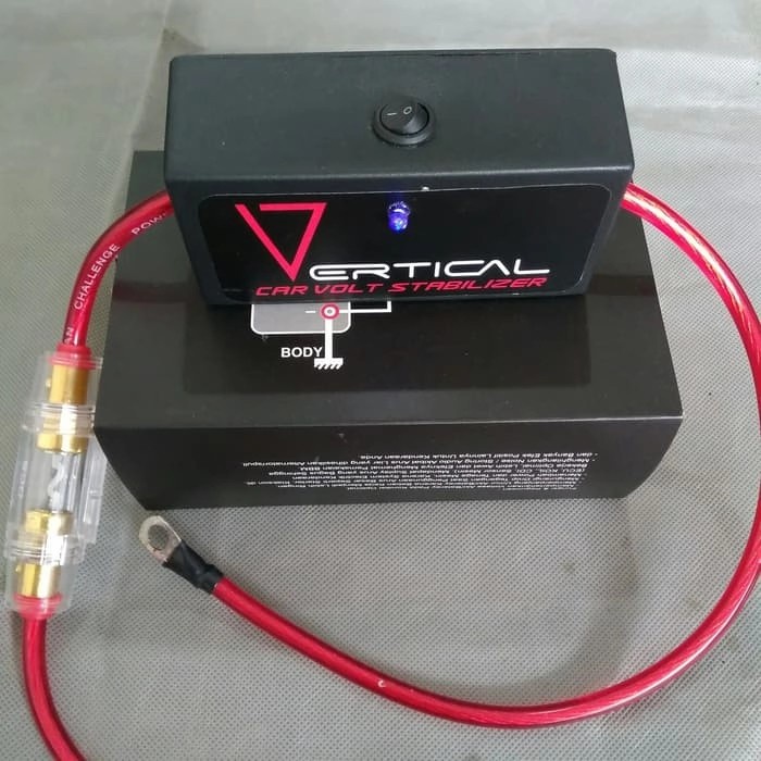 VOLTAGE STABILIZER AKI MOBIL DGN INDICATOR LED ORIGINAL BEST QUALITY