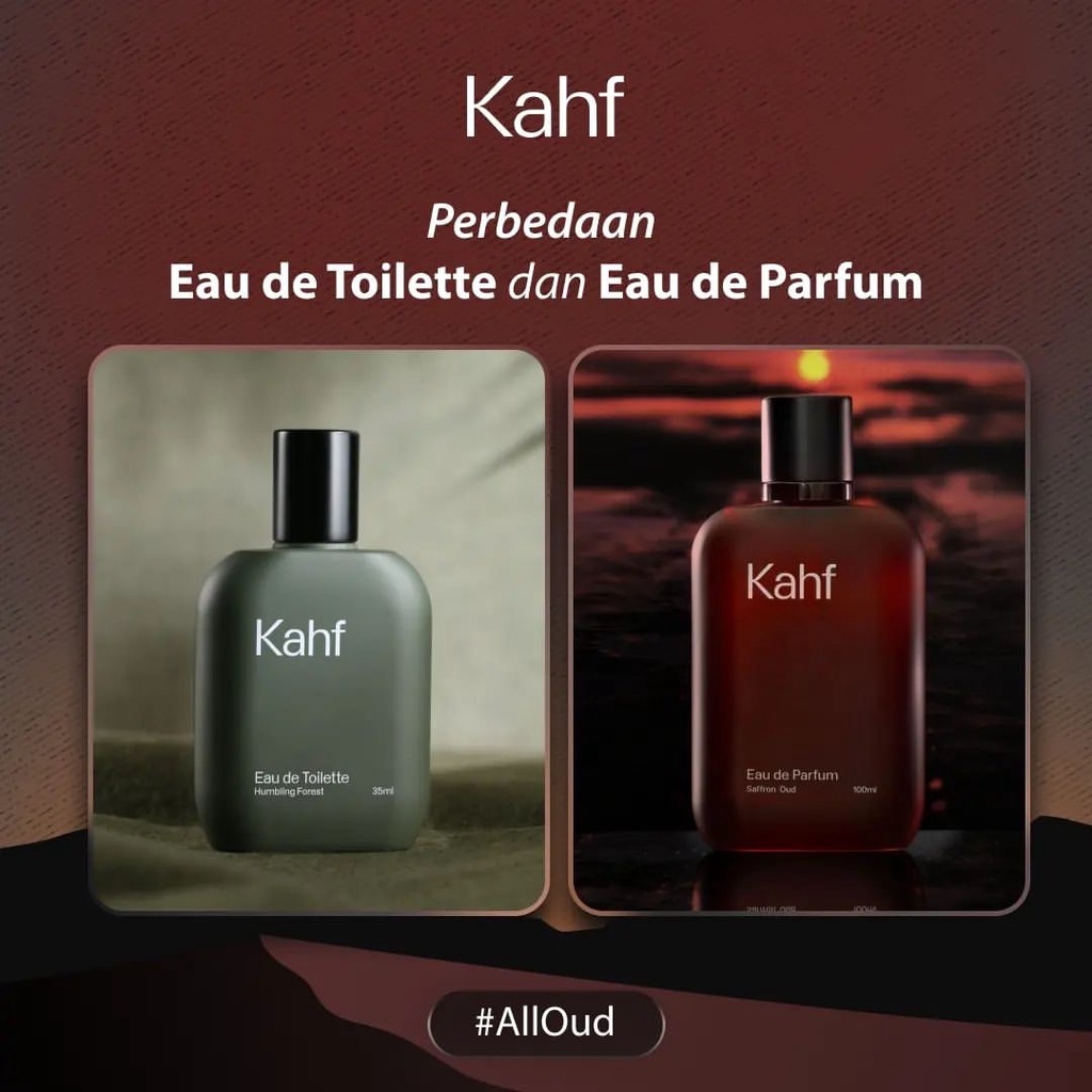 KAHF Eau De Parfum Indonesia / Parfume Pria 35ml 100ml / Revered Oud Humbling Forest True Brotherhood Invigorating Waterfall Saffron / Perfume Toilette EDT EDP / Skincare Body Care Hair Deodorant / Face Wash Serum Cream Sunscreen Mask / Man Cowo Paket Set