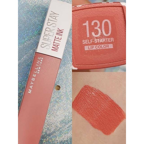 ✿ BISA COD✿ MAYBELLINE Super Stay Matte Ink Lip Cream 130 Selfstarter