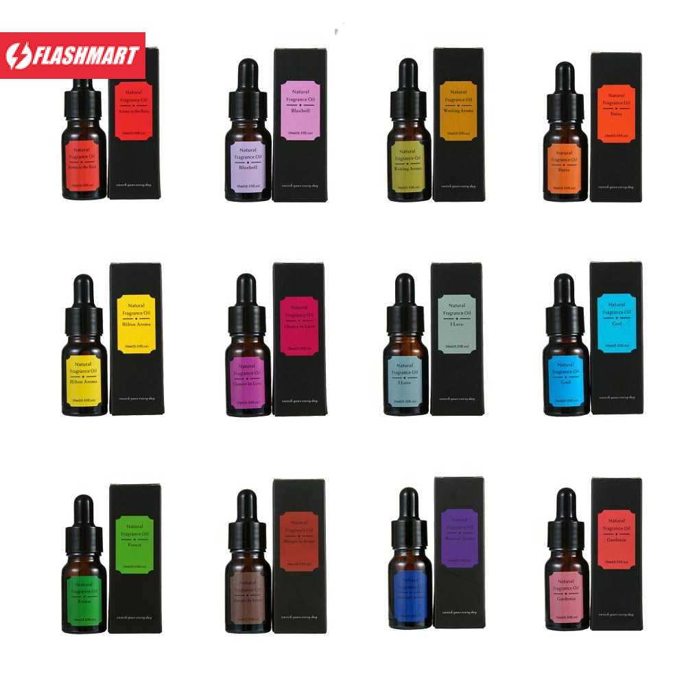 Flashmart Eighteen Pure Essential Fragrance Oil Minyak Aromatherapy 10 ml - EGT1