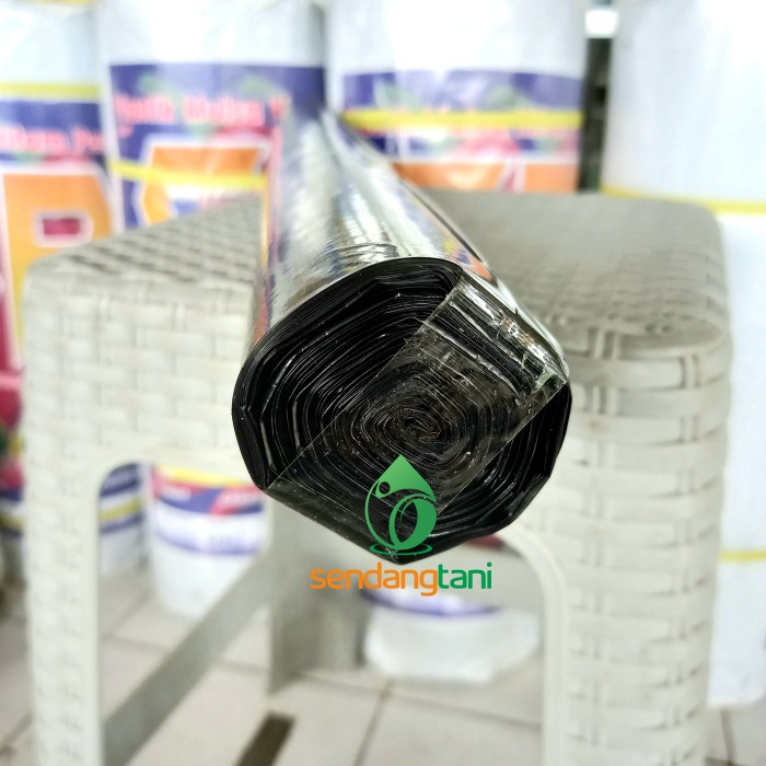 Plastik Hitam Perak untuk Mulsa dan Pagar Sawah Anti Tikus netto 1 kg