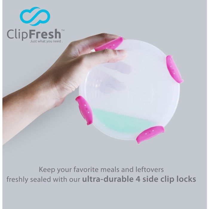 Maxim Clip Fresh Food Storage Snack Box Kotak Makan Plastik Sekat ORIGINAL