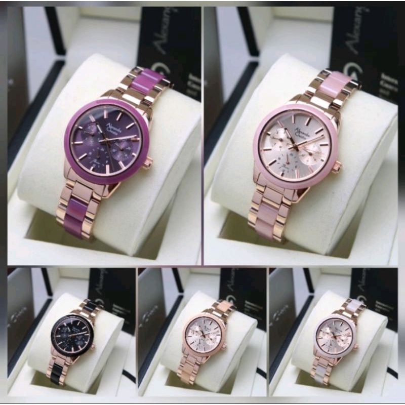 ORIGINAL JAM TANGAN WANITA ORIGINAL ALEXANDRE CHRISTIE AC 2A41 / AC2A41 / 2A41 GARANSI RESMI 1 TAHUN