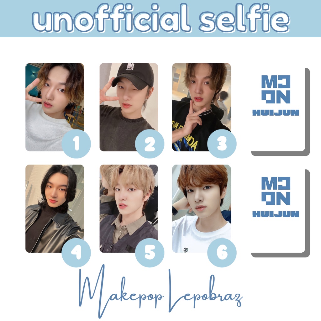 [MIN. 3 PC] MCND UNOFFICIAL SELFIE - BOYFRIENDABLE BIC CASTLE J HUIJUN MINJAE WIN